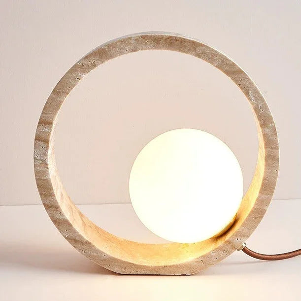 Yarndessa Travertine Table Lamp