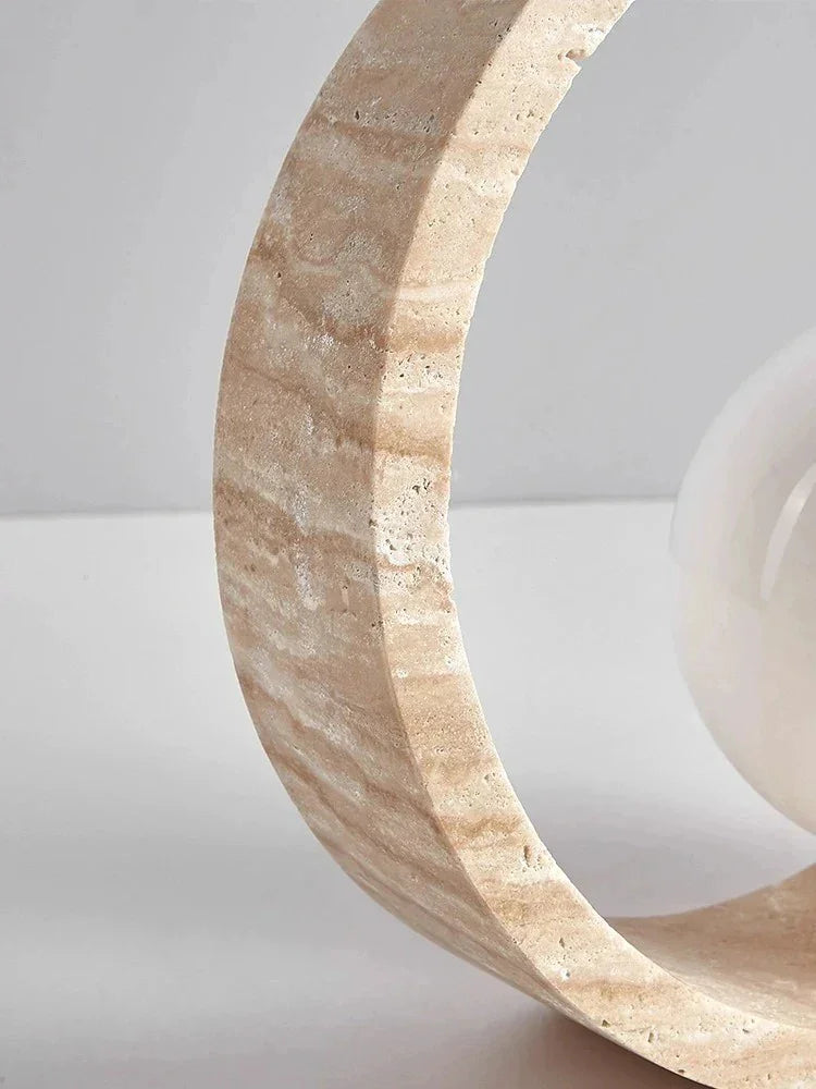 Yarndessa Travertine Table Lamp