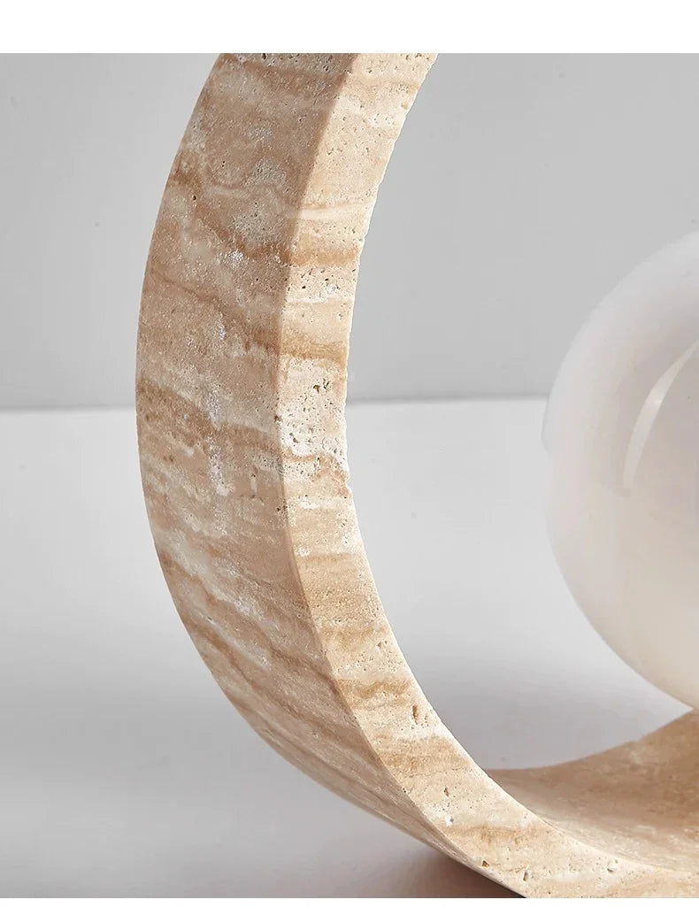 Yarndessa Travertine Table Lamp