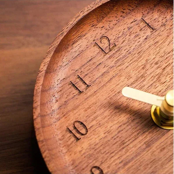 Zelndanta Wood Table Clock