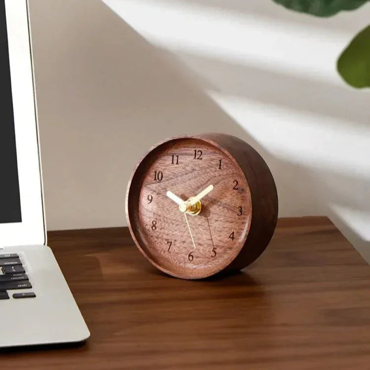 Zelndanta Wood Table Clock