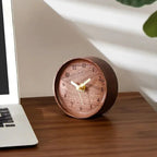 Zelndanta Wood Table Clock