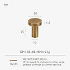 Zelstynta Brass Cabinet Knob