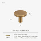 Zelstynta Brass Cabinet Knob