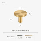 Zelstynta Brass Cabinet Knob