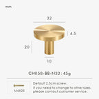 Zelstynta Brass Cabinet Knob