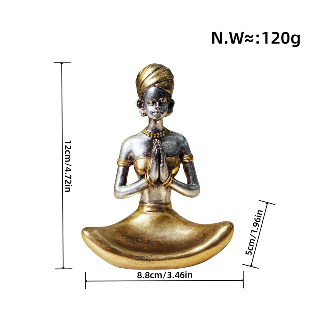 Zenart Statue Gold Silver | High & Bury