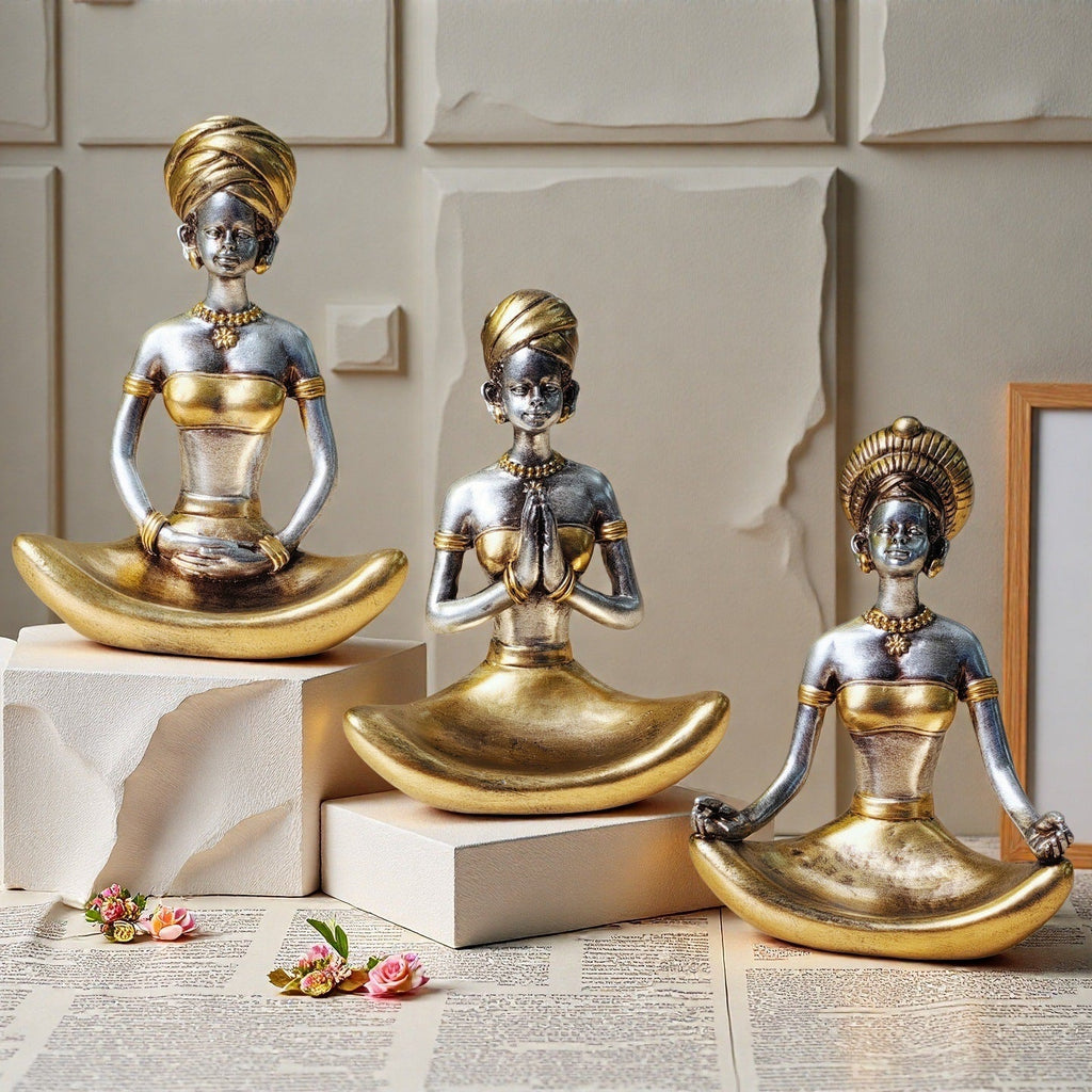 Zenart Statue Gold Silver | High & Bury
