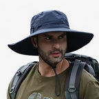 Zeno Outdoor Sun Hat with Adjustable Drawstring, Mesh Panels, 58-60cm, view 6