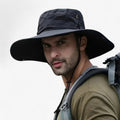 Zeno Outdoor Sun Hat with Adjustable Drawstring, Mesh Panels, 58-60cm