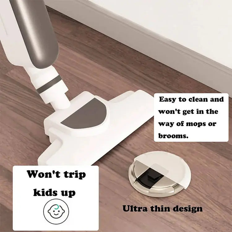 Zinc Alloy Floor Door Stopper, Press-to-Lock, 16 × 3 × 9.4 cm, view 2