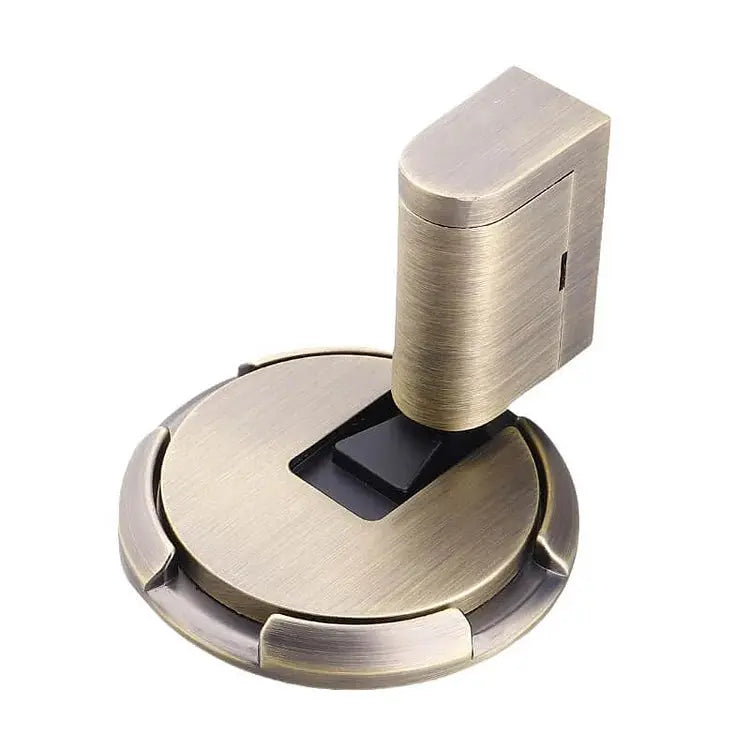 Zinc Alloy Floor Door Stopper, Press-to-Lock, 16 × 3 × 9.4 cm, view 6