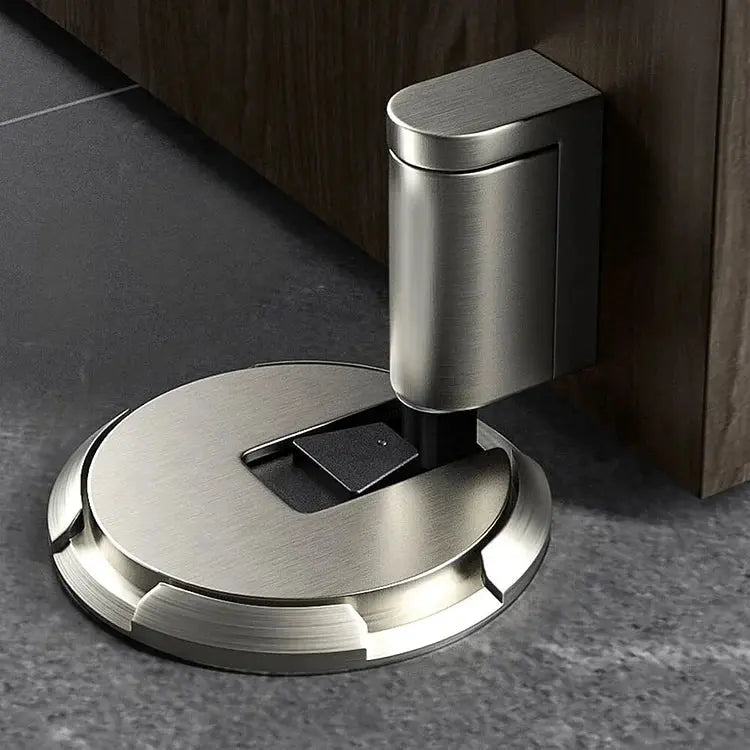 Zinc Alloy Floor Door Stopper, Press-to-Lock, 16 × 3 × 9.4 cm, view 9