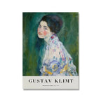 Zorlirra of a lady by Gustav Klimt Wall Art
