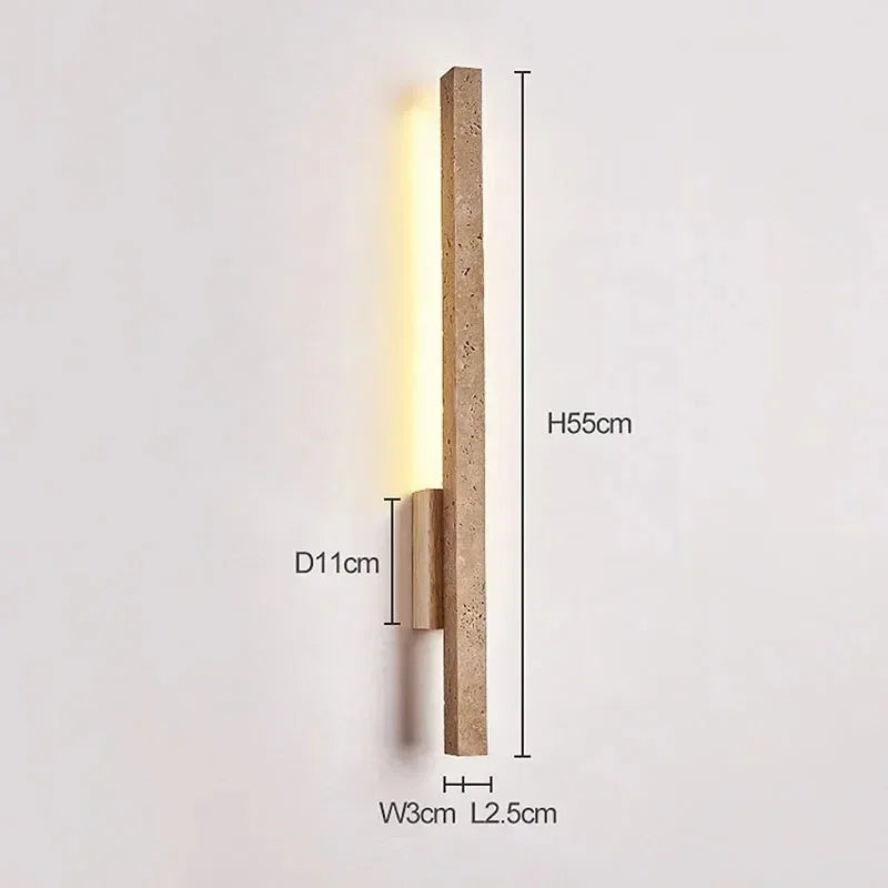 Zorreda Travertine Wall Lamp