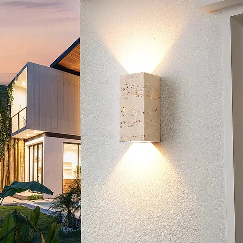 Zorsorra Travertine Wall Lamp