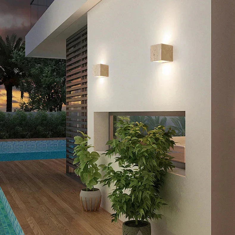 Zorsorra Travertine Wall Lamp