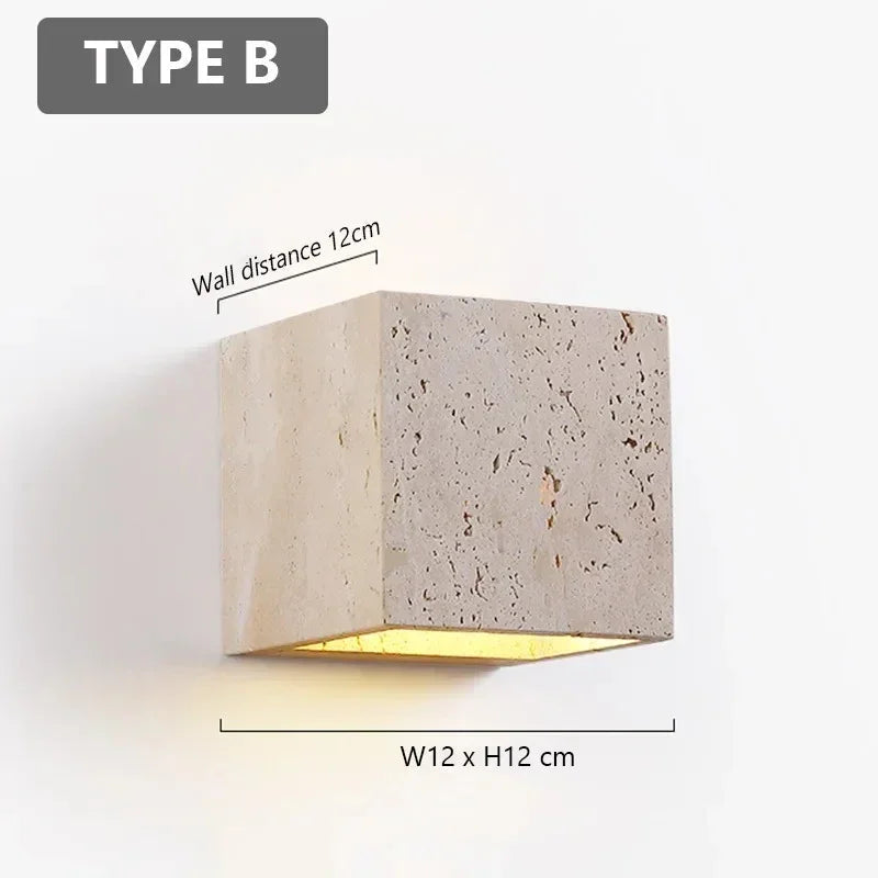 Zorsorra Travertine Wall Lamp